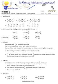 Brüche darstellen 1 stelle in den rechtecken die folgenden brüche farbig dar. Bruchrechnen Klasse 6 Gymnasium Klassenarbeit Losungen Mathefritz