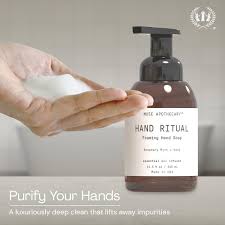 Amazon.com : Muse Apothecary Hand Ritual - Aromatic and Nourishing Foaming  Hand Soap, Infused with Natural Aromatherapy Essential Oils - USDA  Certified Biobased - 11.5 oz, Fleur du Lavender : Beauty & Personal Care