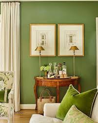 Tour A Nashville Home That Glows With Color Charm Living Room Green Classic Interior French Country Living Room