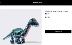 Uk plush dinosaur toy doll giant large stuffed animals soft kids dolls gifts. Spacex Launch This Stuffed Dinosaur Is Crew Dragon S Zero G Indicator The Verge