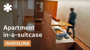 Suitcases can impact the travel style in a significant way. Apartment In A Suitcase Tiny Flat 2 Trunks Of Furniture Youtube