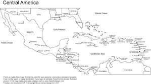 Printable Blank Map Of Central America And The Caribbean With Central America Map America Outline South America Map