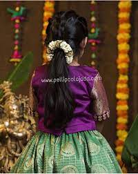 Kids Hair Style Traditional Hairstyle South Indian Wedding Hairstyles Indian Bridal Hairstyles