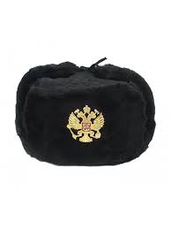 Russian Army Kgb Military Fur Hat Ushanka W Imperial Eagle Crest Badge Black Small Cb11itseawf Hats For Men Ushanka Hats