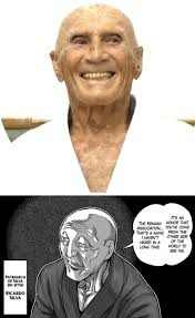 For those who don't know, the Silva family is a straight up adaptation of  the Brazilian Gracie family, which the Kure were also based off. Ricardo is  just straight up Helio Gracie,