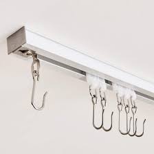 Maybe you would like to learn more about one of these? Ceiling Track For Curtains 6ft 9ft Room Divider Ceiling Curtain Track Room Divider Curtain Rod Numerous Hooks With End Hook Easy Install For Spaces 6ft 9ft White Buy Online In