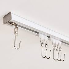 Divide up your space with curtains. Ceiling Track For Curtains 6ft 9ft Room Divider Ceiling Curtain Track Room Divider Curtain Rod Numerous Hooks With End Hook Easy Install For Spaces 6ft 9ft White Buy Online In