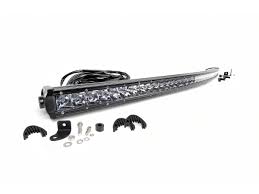 Rough Country Ram 50 In Chrome Series Curved Single Row Led Light Bar Spot Beam 72750