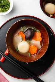 Ozoni お雑煮 Japanese New Year Mochi Soup Okonomi Kitchen Recipe In 2020 Japanese Soup Mochi Food