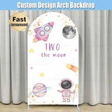 Over the Moon Round Backdrop Cover