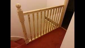How To Replace Banister, Newel Post Handrail And Spindles On A Staircase -  Youtube
