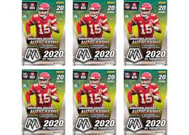 The panini football card set was formerly part of the highly anticipated panini prizm release. 2020 Panini Mosaic Football Hanger Box Reactive Orange Parallels 6x Lot 2020