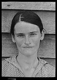 Walker Evans picture of Allie Mae Burroughs in 1936