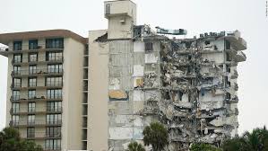 A partial building collapse located in surfside, florida. Pvys423niatvdm
