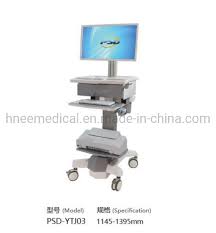 Note does not include the battery support, laptop or other items in the above picture China Mobile Hospital Medical Crash Cart Computer Laptop Wash Foam Diagnostic Dressing Trolley Hospital Instrument Transfer Trolley Psd Ytj03 China Computer Cart Hospital Room Cart