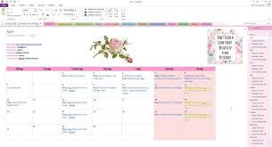 How To Use One Note To Create A Gorgeous Planner One Note Microsoft Daily Planner Template Notes Planner