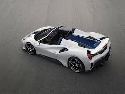 Hidráulica, mecânica, elétrica california, 458 italia, 458 automática, automática sequencial 2019, 2017, 2015 2, 4 vermelho, preto, branco gasolina, gasolina e elétrico 9.000 km ou menos, 9.000 a 10.000 km, 10.000 a 25.000 km e muitos mais! 2019 Ferrari 488 Pista Spider Top Speed