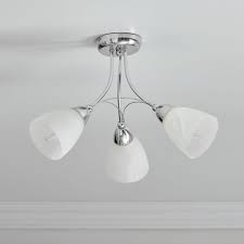 Free shipping on all orders over $35. Wilko 3 Arm Chrome Ceiling Light With Glass Shades Wilko