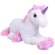 Hollyhome Unicorn Pink White Plush Animal For Girls Star Crown Embroidery 16 Inches Click On The Image For Addition Plush Animals Animal Plush Toys Unicorn