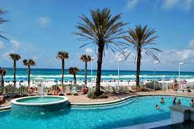 Gulf Front Pool At Boardwalk Beach Resort Condos Beach Condo Panama City Beach Condos Panama City Beach Florida