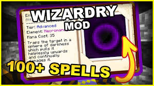 More Than 100 Magical Spells Electroblob S Wizardry Mod Minecraft Mod Showcase Youtube