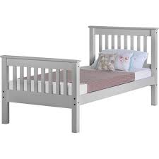 The maine wooden bed frame is finished in a beautiful dove grey colour. Customer Image Zoomed Single Bed Frame Grey Single Bed Single Bed