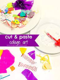 One a4 paper size and other us letter paper size. Simple Cut And Paste Collage Art Activity For Toddlers And Preschoolers Laughing Kids Learn