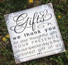 Wedding Sign Gift Table Sign Gift Table Wedding Gift Table Signs Wedding Gift Table Signs