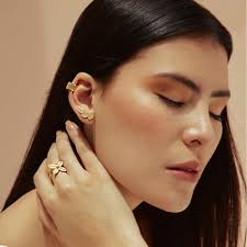 Florence Silver Stud Earrings Filigree