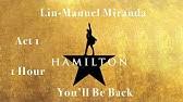 There's a revolutionary musical taking over the world. You Ll Be Back Lyrics Video Old Video Youtube