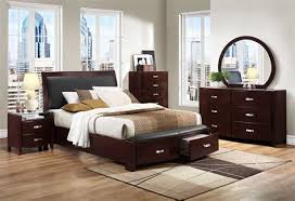 Dark Espresso Bedroom Furniture Set Dipan Tempat Tidur Minimalis