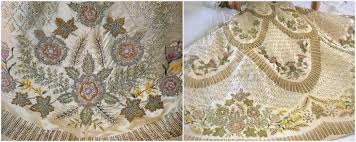 The Queen S Coronation Gown Close Up Of Embroidery Queen S Coronation Queen Elizabeth Coronation