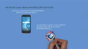 · open the software on your device. Sim Unlock Cricket Motorola E5 Cruise Xt1921 2 For All Networks Youtube