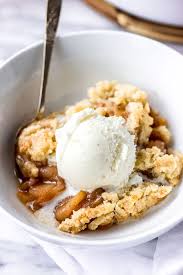 Apple Crisp Without Oats Easy Recipe Fork In The Kitchen Recipe In 2020 Apple Crisp Apple Crisp Without Oats Slow Cooker Apple Crisp
