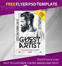 Are you looking for free flyer templates? 52 Artist Flyer Templates Free Psd Vector Eps Png Ai Jpg Downloads
