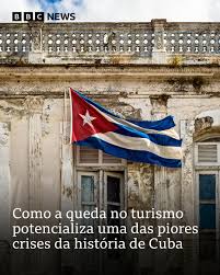 Havana está vazia' 🇨🇺⁠ ⁠ O turismo era uma fonte de receita fundamental  para o governo e para os cidadãos cubanos há muito tempo. Mas, atualmente,  este setor enfrenta sérias dificuldades.⁠ ⁠