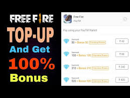 The game gives you the option to buy the diamonds with real money or. Free Fire Diamond Double Bonus 100 Real Garena Topup Centet Youtube