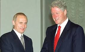 Vladimir Putin and Bill Clinton had their first meeting as the US president  visited Moscow • President of Russia