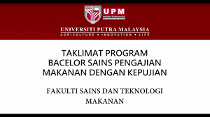 Muda teknologi kejuruteraan elektrik (kuasa industri) dengan kepujian ijazah sarjana muda teknologi sarjana muda ekonomi (sumber alam) sarjana muda perakaunan sarjana muda sains makanan (perkhidmatan makanan dan. Bacelor Sains Pengajian Makanan Dengan Kepujian Upm Youtube