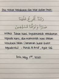 Jika sehingga kini, kita insan yang sentiasa taat perintah allah, kita tidak boleh yakin bahawa kita akan terus berada di landasan yang betul sehingga akhir hayat kita. Amalkan Doa Ini Sepanjang Bulan Ramadan Lagi Lagi Di 10 Malam Terakhir Pesona Pengantin