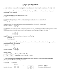 The free reports a dihybrid cross involves the crossing of just one trait master frameset a dihybrid cross is the cross that involves parents that differ in two traits from i2.wp.com a dihybrid cross involves two traits, such as color and size. Single Trait Crosses