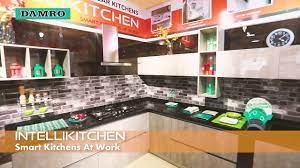 Modular Kitchen From Damro Intellikitchen Smart Kitchens At Work Youtube