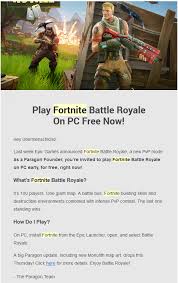 Description relaxed fit for a relaxed fight. An Old Email From The Paragon Team Announcing Fnbr Fortnitebr