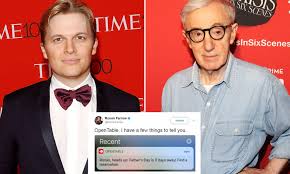 Ronan is the son of actress mia farrow and director woody allen. Ronan Farrow Post Father S Day Woody Allen Dig On Twitter Daily Mail Online