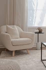 Gabriola Ivory Boucle Lounge Chair Living Room Designs Small Living Room Furniture Living Room Furniture Chairs