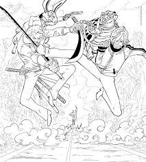In coloringcrew.com find hundreds of coloring pages of one piece and online coloring pages for free. One Piece Roronoa Zoro And Sanji By Ioshiklineart On Deviantart