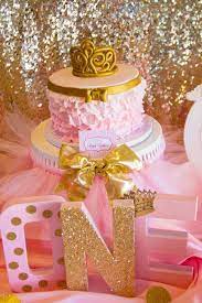 Get fun ideas for personalized table centerpieces, party favors, desserts, decorations, birthday cakes, and more! Pink And Gold Birthday Party Ideas Photo 10 Of 30 Gold Birthday Party Pink And Gold Birthday Party Birthday Parties