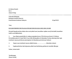 Contoh surat rekomendasi kerja lebih berpeluang cara. Contoh Surat Rayuan Pertukaran Kkm Selangor Q