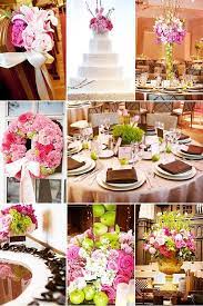 Beautiful Pink Green Wedding Green Themed Wedding Wedding Themes