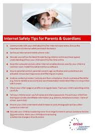 Cybercriminals cannot access your information if it's nowhere to be found online. Internet Safety Tips For Parents Enisa